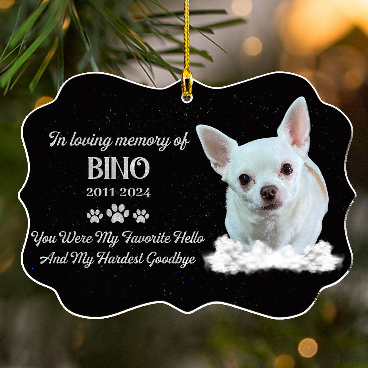 If Love Could Have Saved You - Personalized Custom Acrylic Ornament