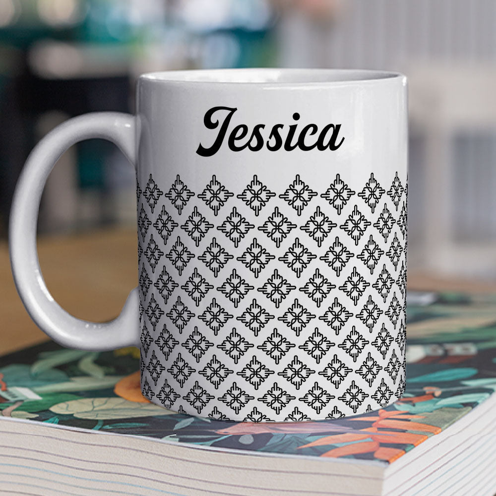 Hidden Flower - Personalized Custom Coffee Mug