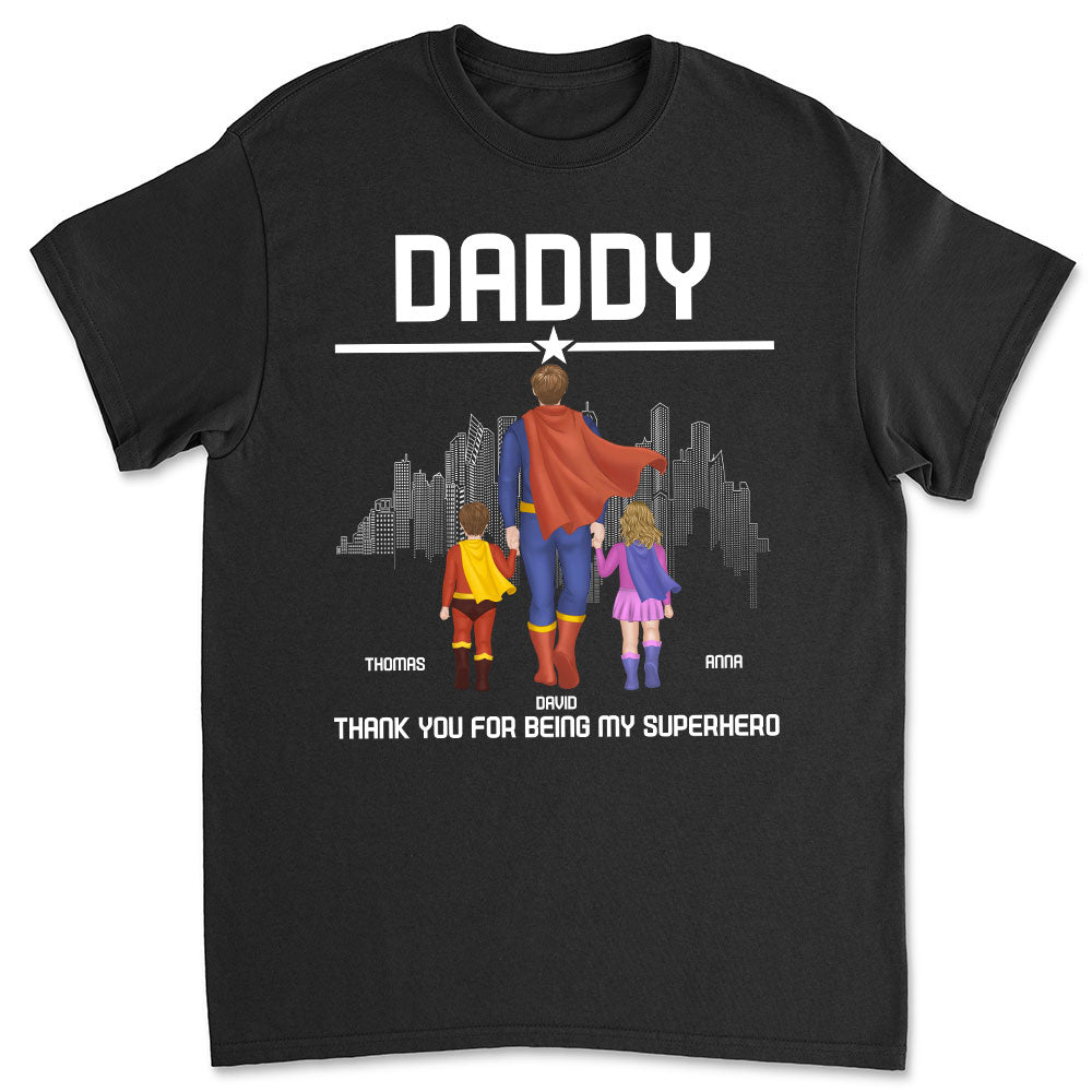 Superhero Dad - Personalized Custom Shirt