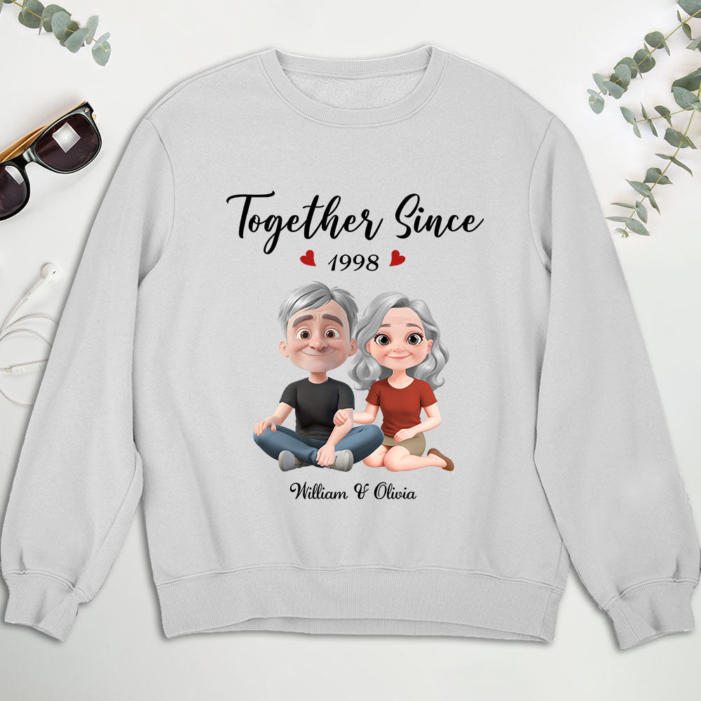 Together Since Husband Wife - Personalized Custom Shirt