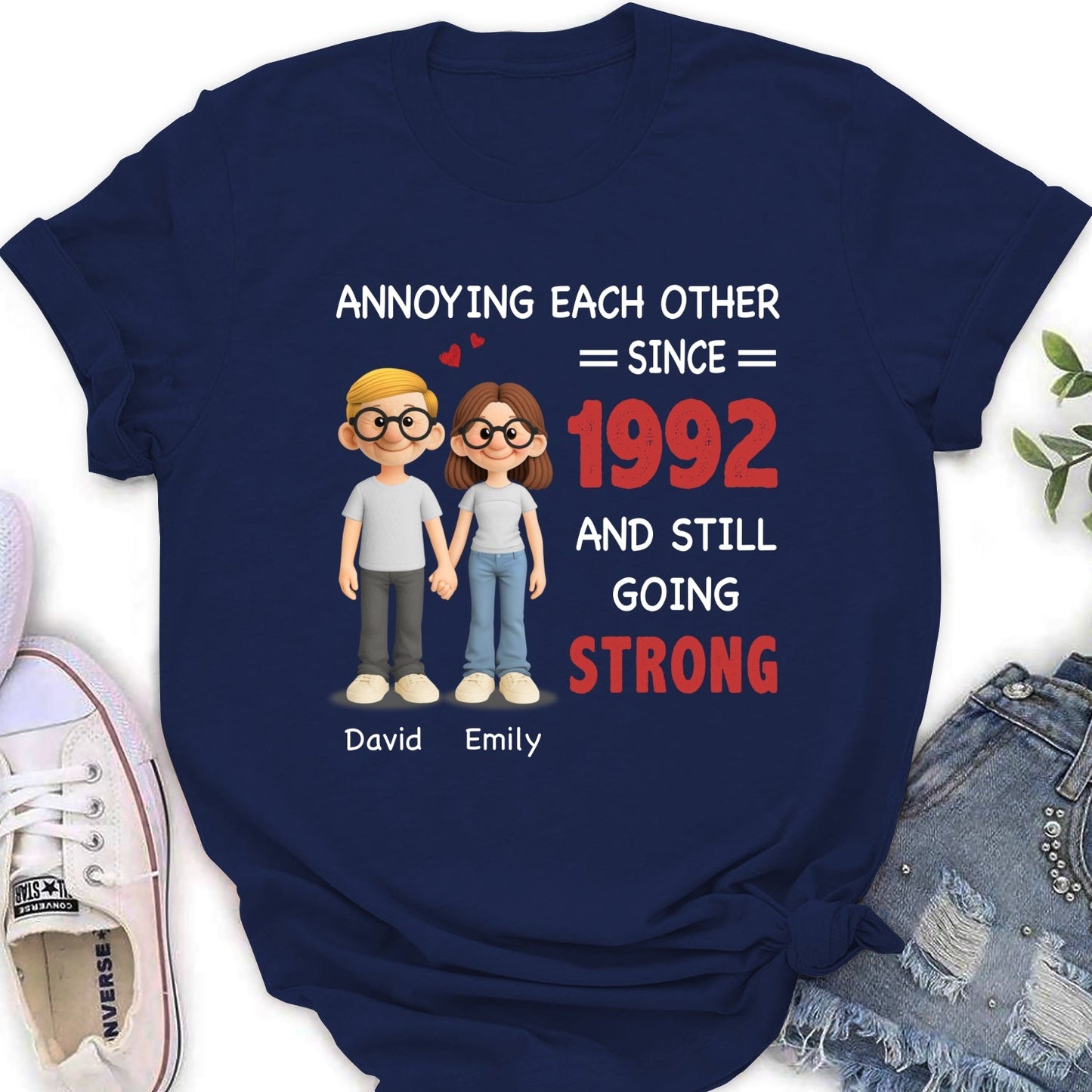 Annoying Each Other, Still Going Strong - Personalized Custom Shirt