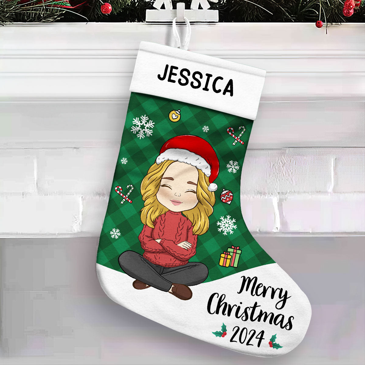 Christmas 2024 - Personalized Custom Christmas Stocking
