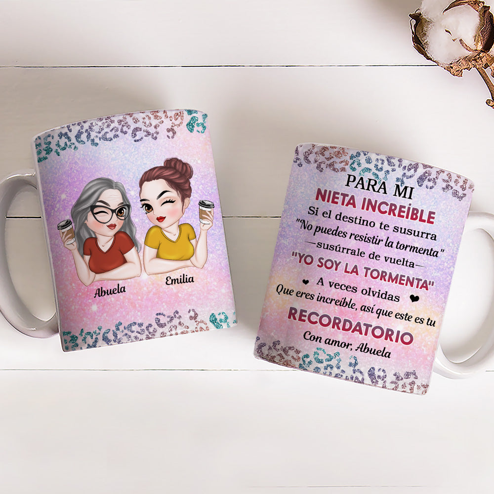 Meine Tapfere Enkelin - Personalisierte Kaffeetasse