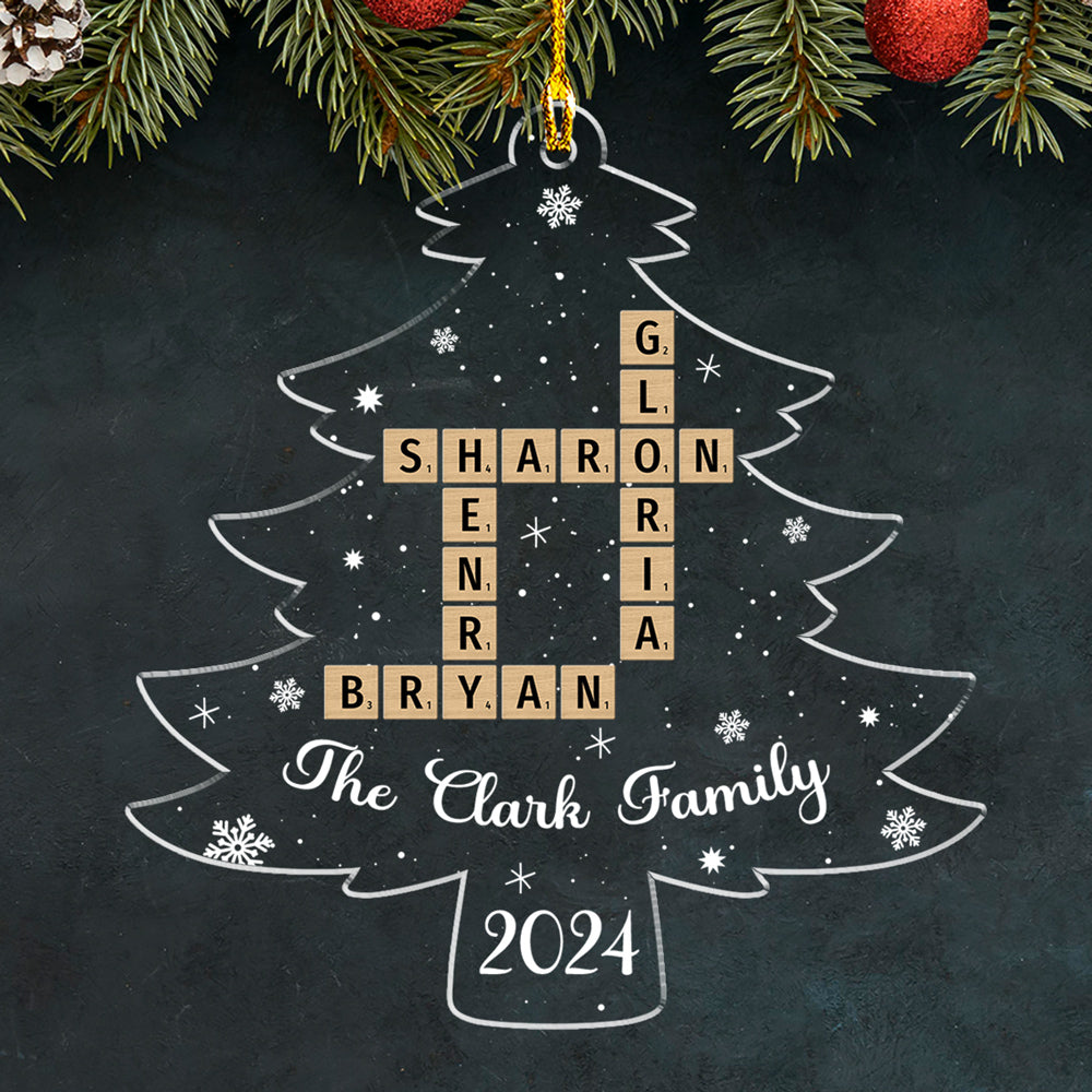 The Greatest Christmas Tree - Personalized Custom Acrylic Ornament