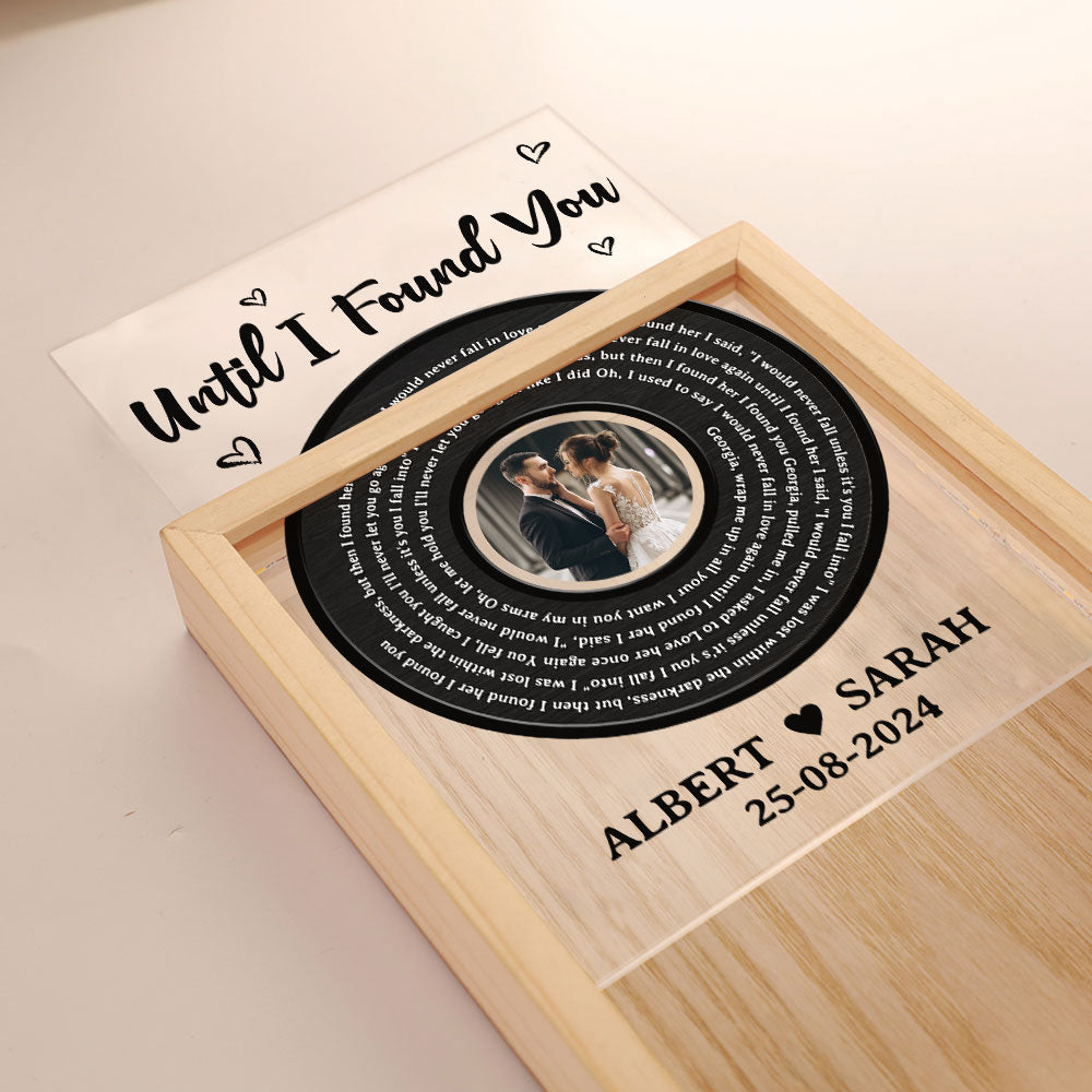 Until I Found My Love - Personalized Frame Light Box