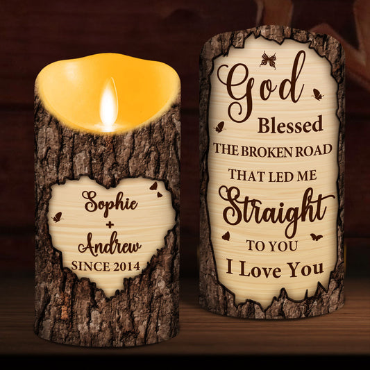 I Love You - Personalized Custom LED Candle