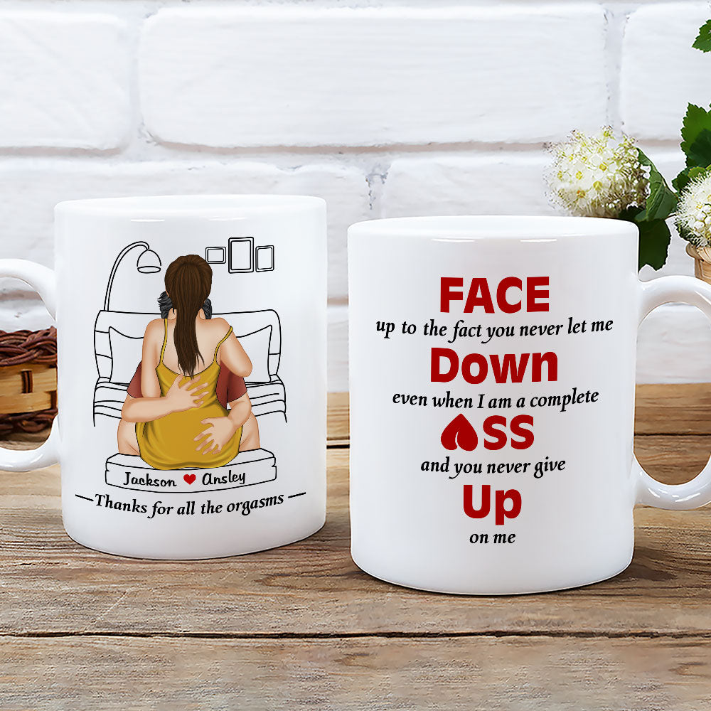 Face Up To The Fact - Personalized Custom Coffee Mug