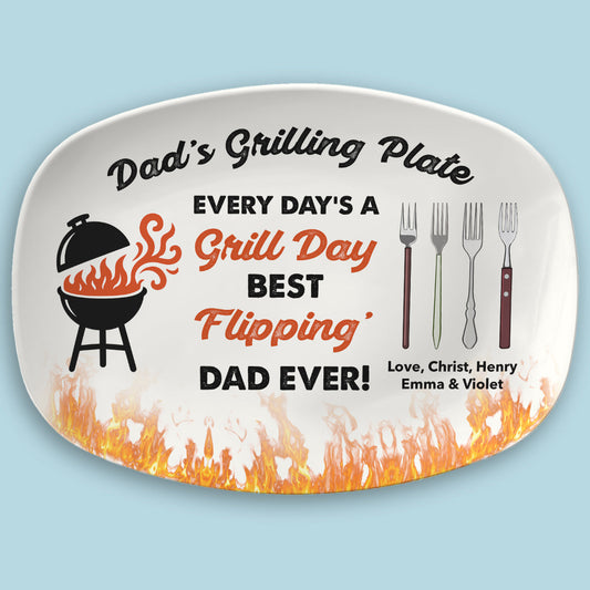 King Of The Grill - Personalized Custom Platter