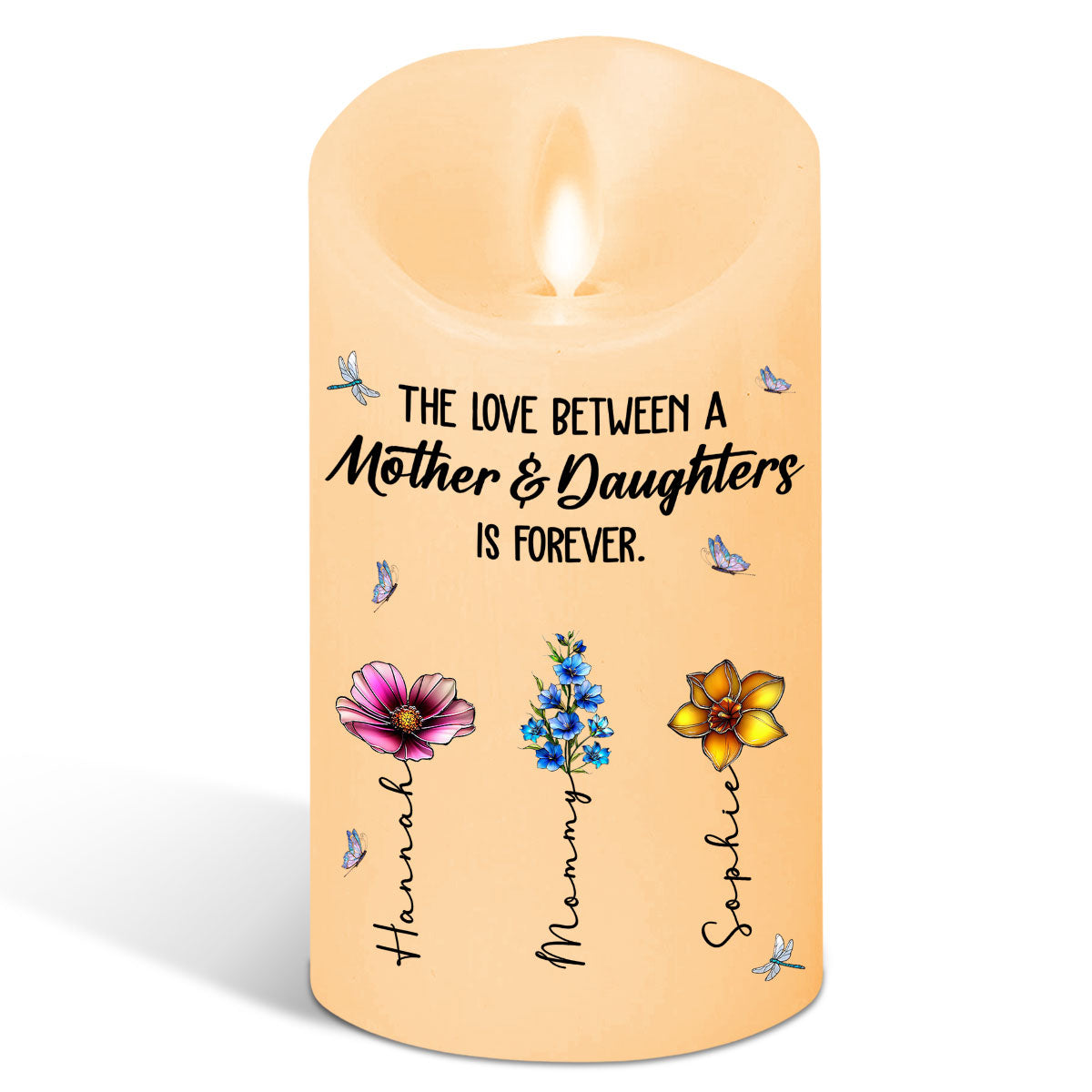 The Love Between Us Is Forever - Personalized Custom LED Candle