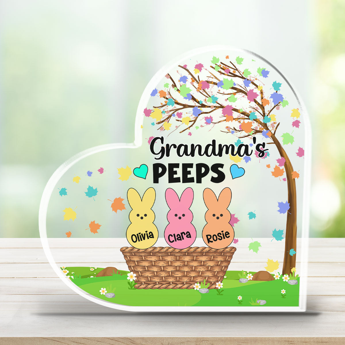 Bunny Peep - Personalized Custom Acrylic Plaque