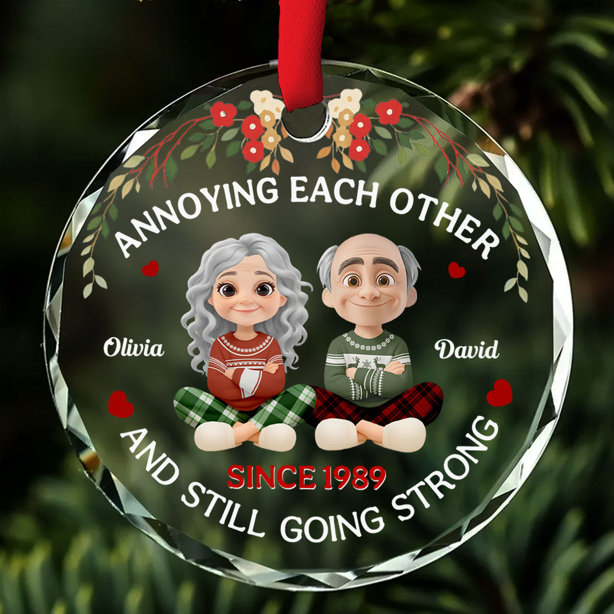 Annoying You - Personalized Custom Glass Ornament