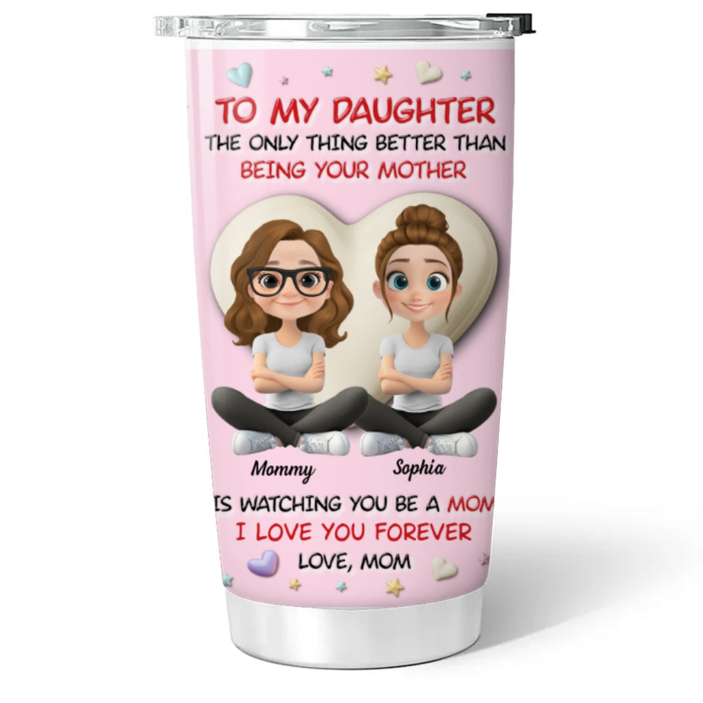 From Mommy With Love - Personalized Custom 3D Effect Tumbler