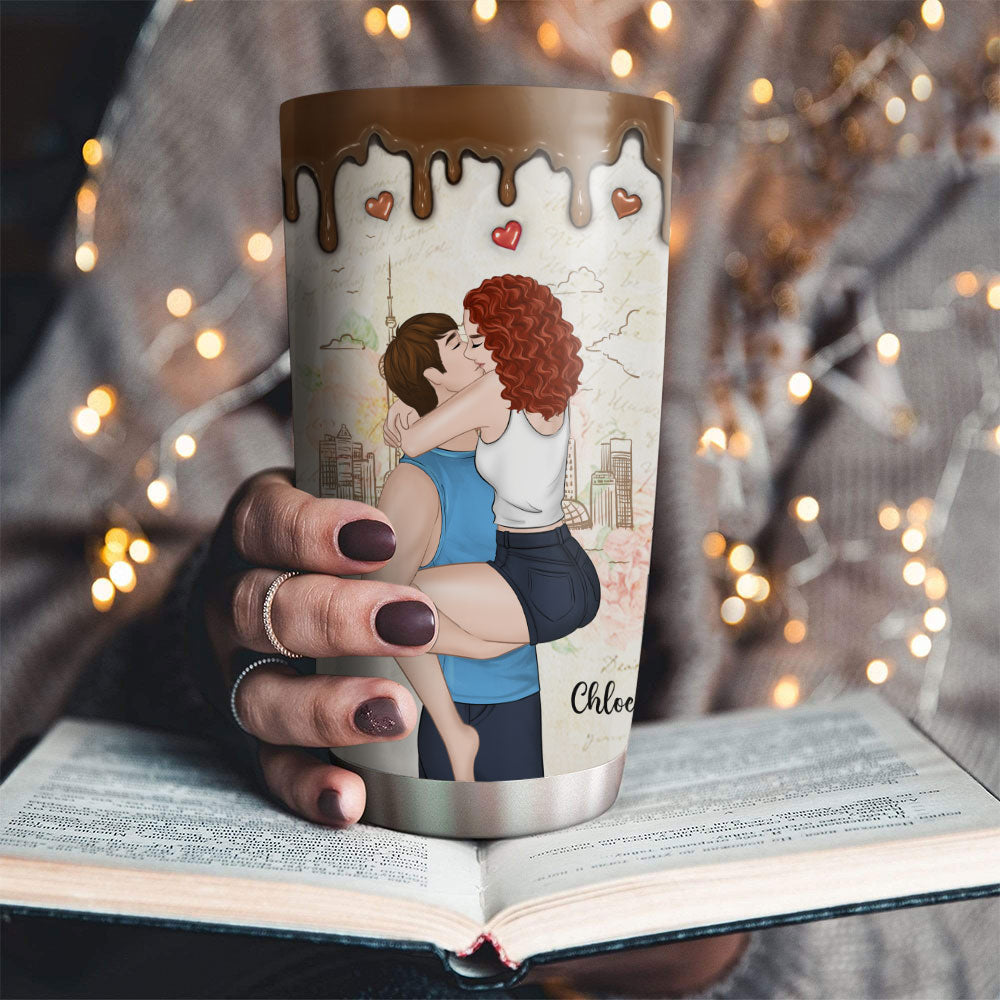 I Like You Like My Coffee - Personalized Custom Tumbler