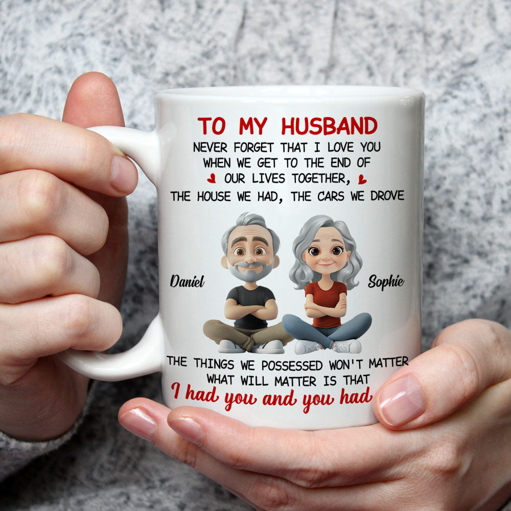 Never Forget I Love You - Personalized Custom Coffee Mug