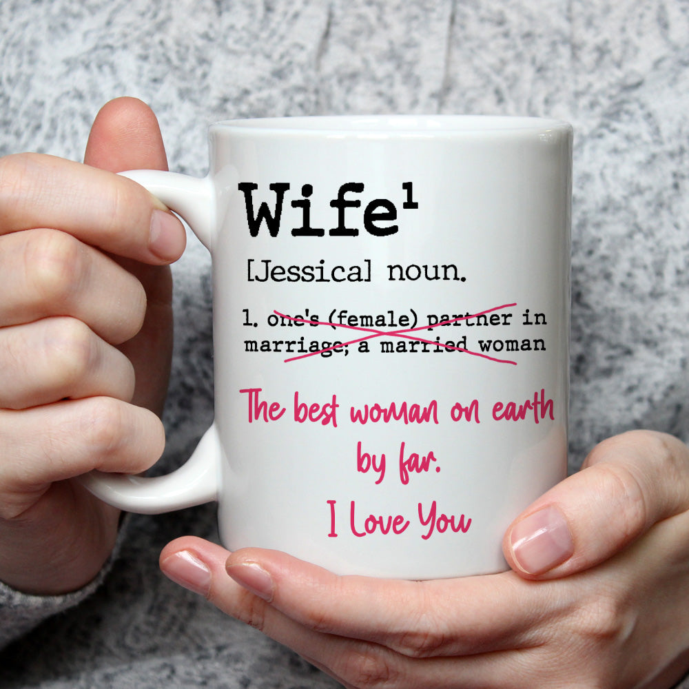 Wife Definition - Personalized Custom Coffee Mug