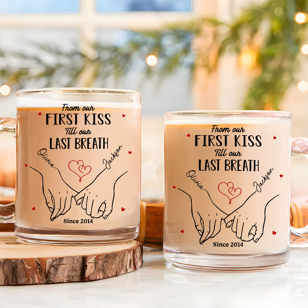 You And Me - Personalized Custom Glass Mug