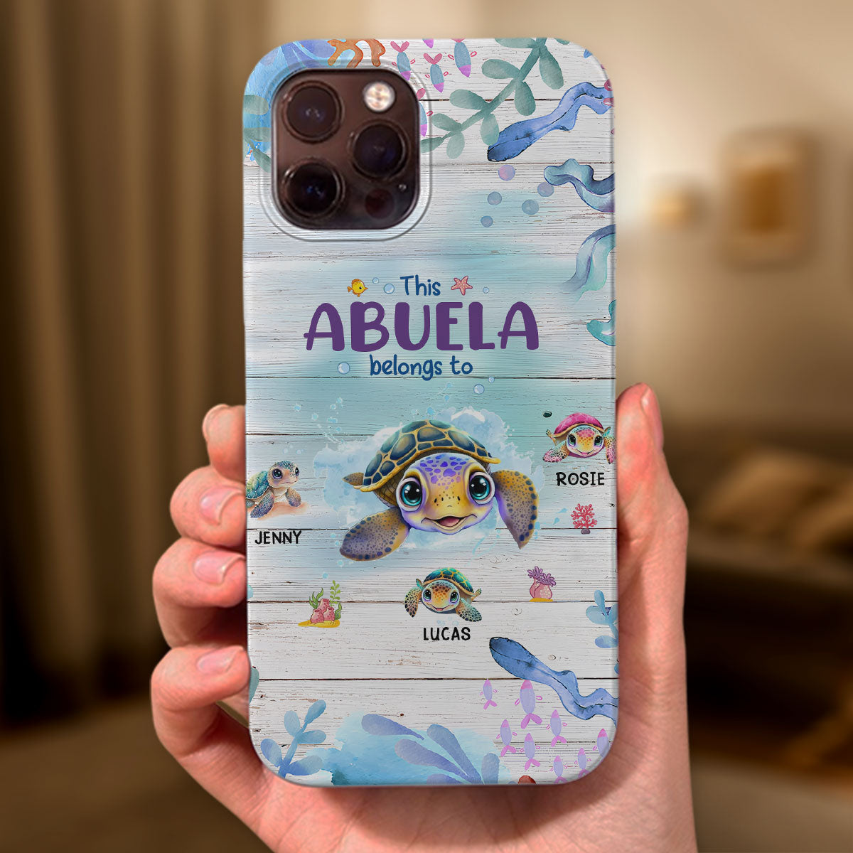 This Grandma Belongs To - Personalized Custom Phone Case