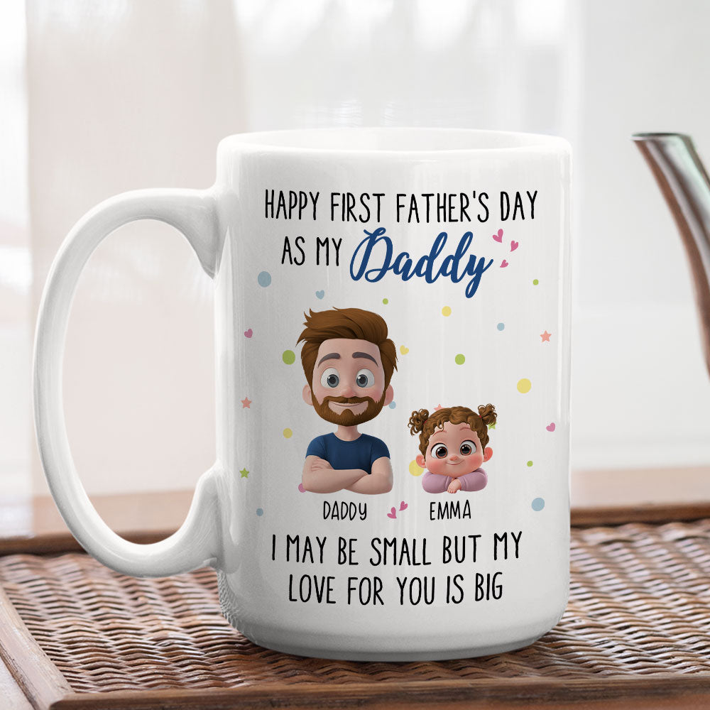 Father Day With Baby - Personalized Custom Coffee Mug