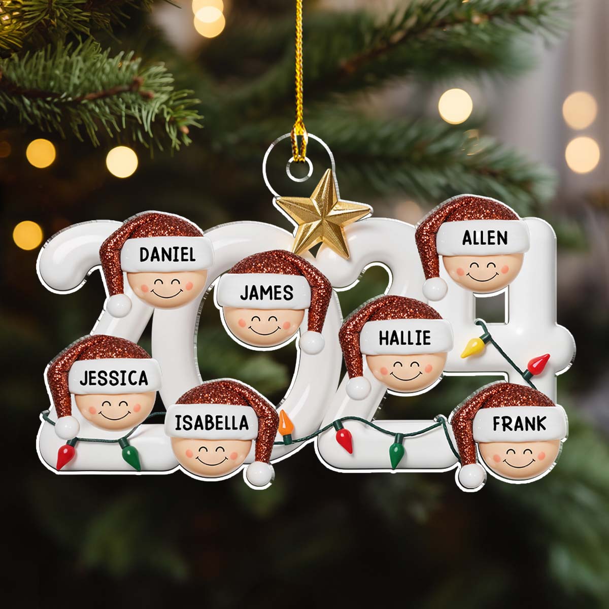 2024 Holiday - Personalized Custom Acrylic Ornament