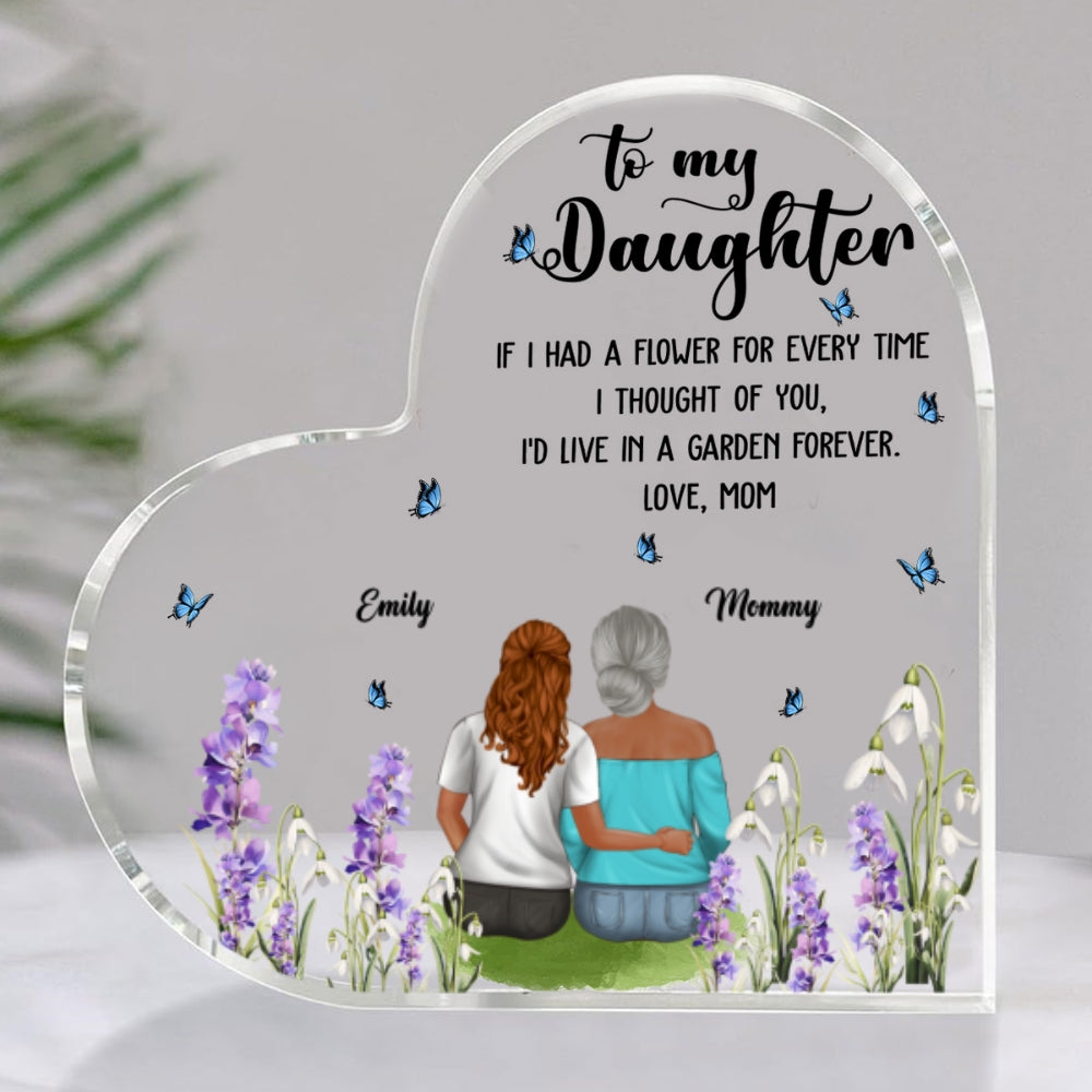 Forever Proud Of You Daughter - Personalized Custom Acrylic Plaque