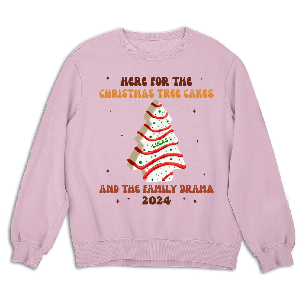 Christmas Tree Cakes And Family Drama - Personalized Custom Shirt