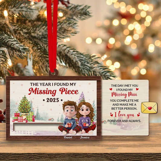 I Found My Love - Personalized Custom Slide Ornament