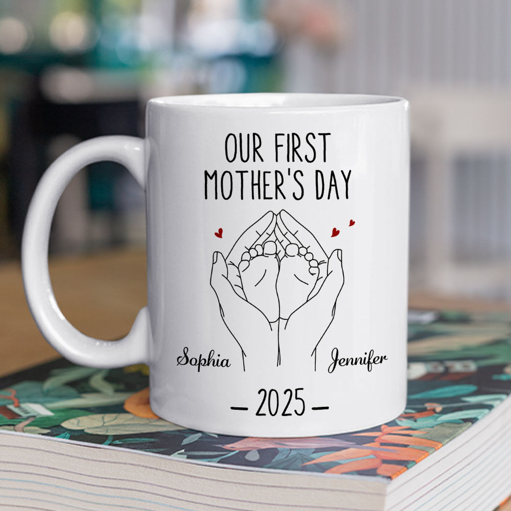 Our First Mother Day - Personalized Custom Coffee Mug