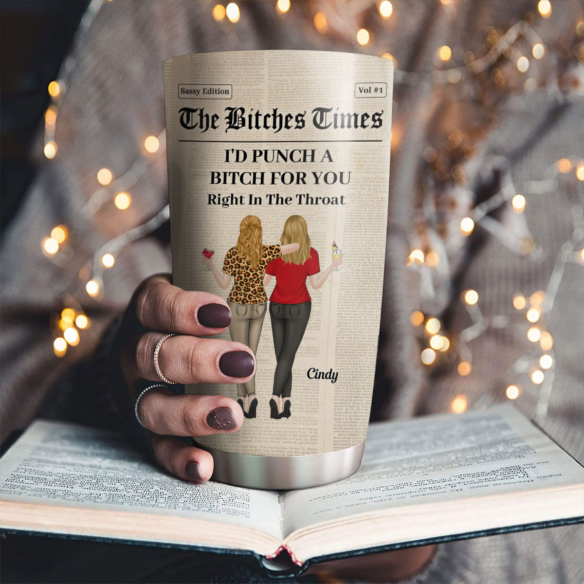 Punch For You Bestie - Personalized Custom Tumbler