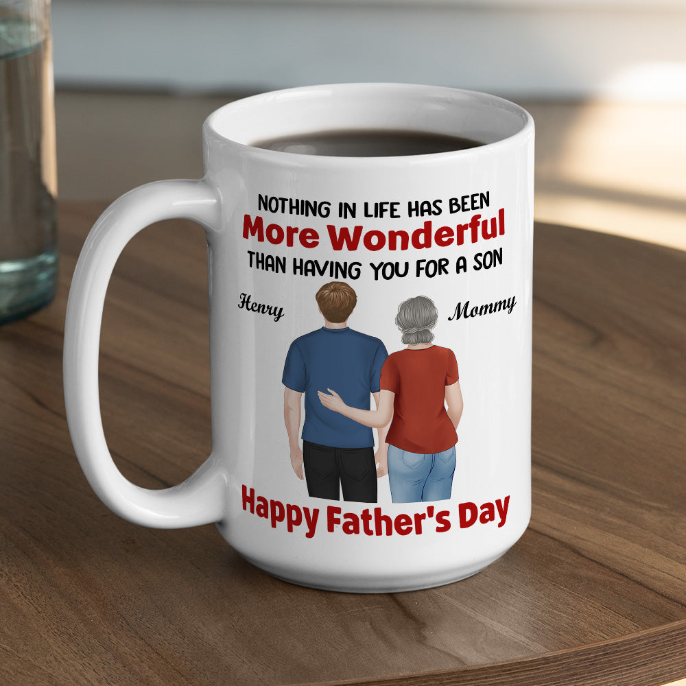 My Wonderful Son - Personalized Custom Coffee Mug