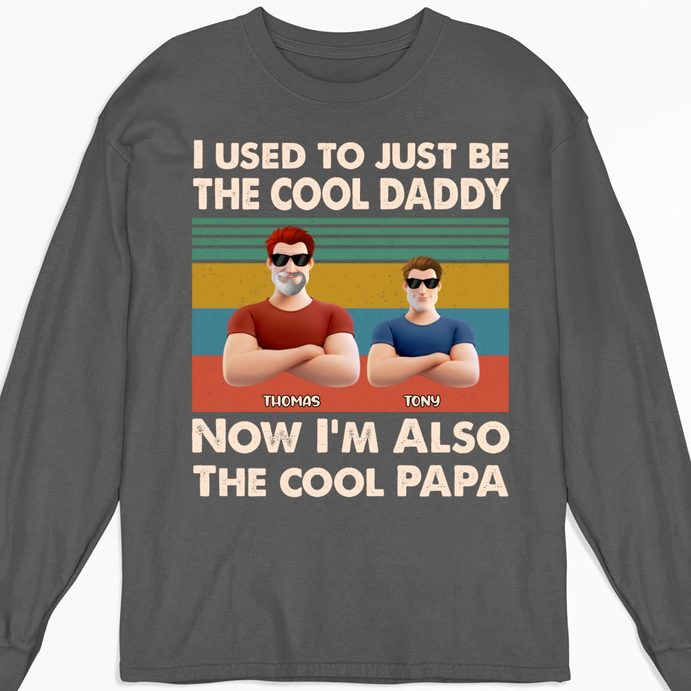 From Dad To Grandpa With Love - Personalized Custom Shirt