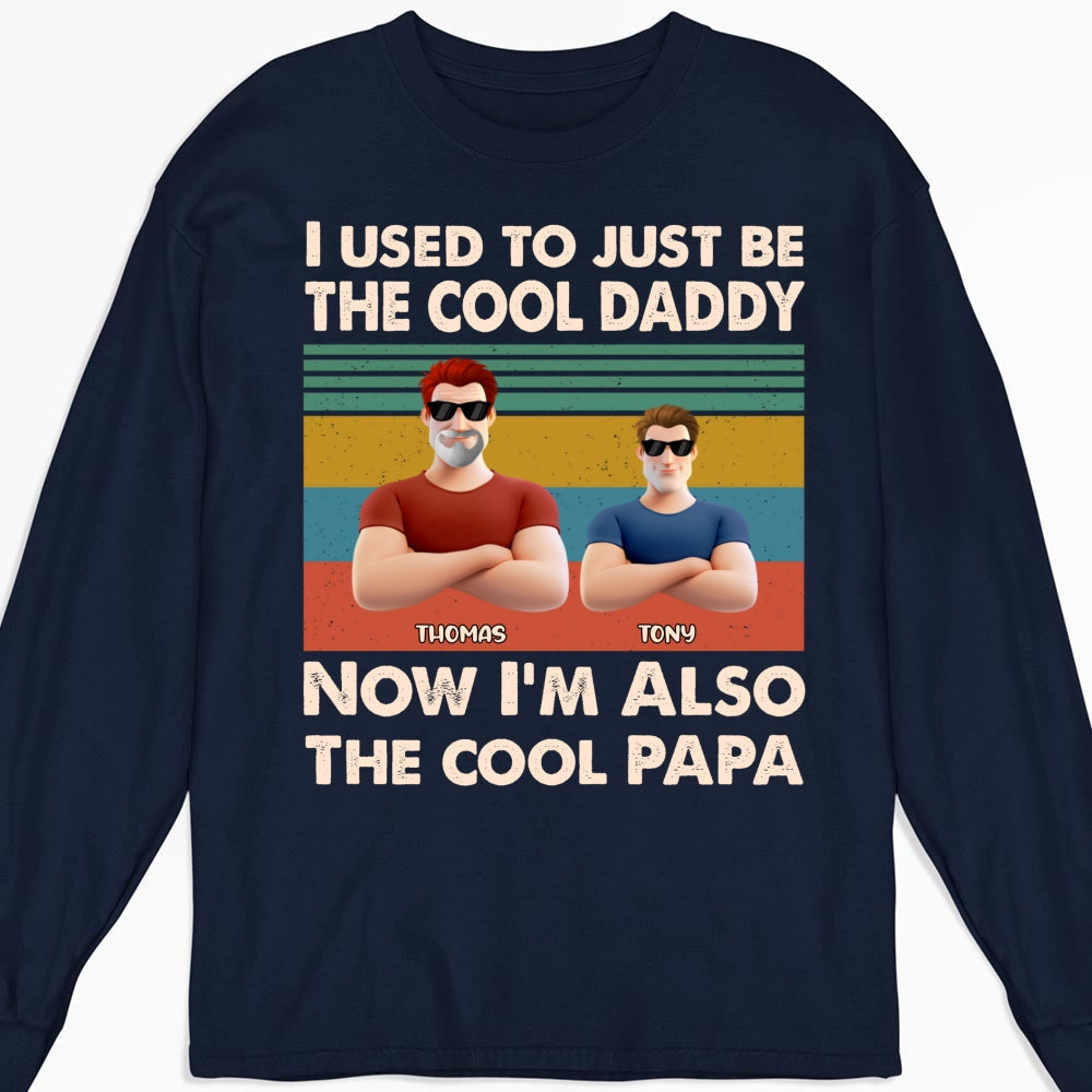 From Dad To Grandpa With Love - Personalized Custom Shirt