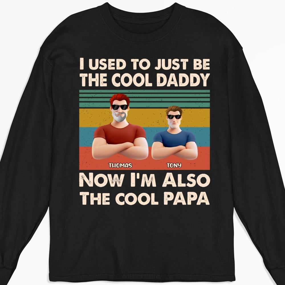 From Dad To Grandpa With Love - Personalized Custom Shirt