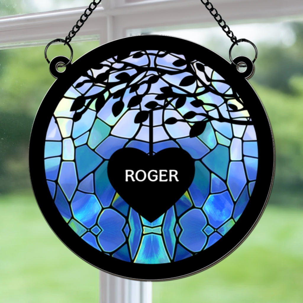 Love Grows Here - Personalized Custom Suncatcher