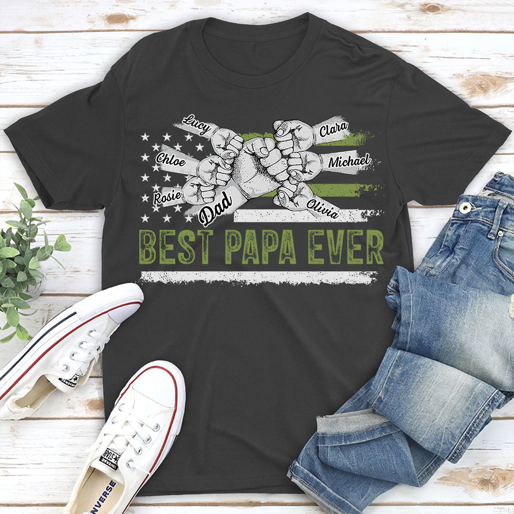 To The Best Dad - Personalized Custom Shirt