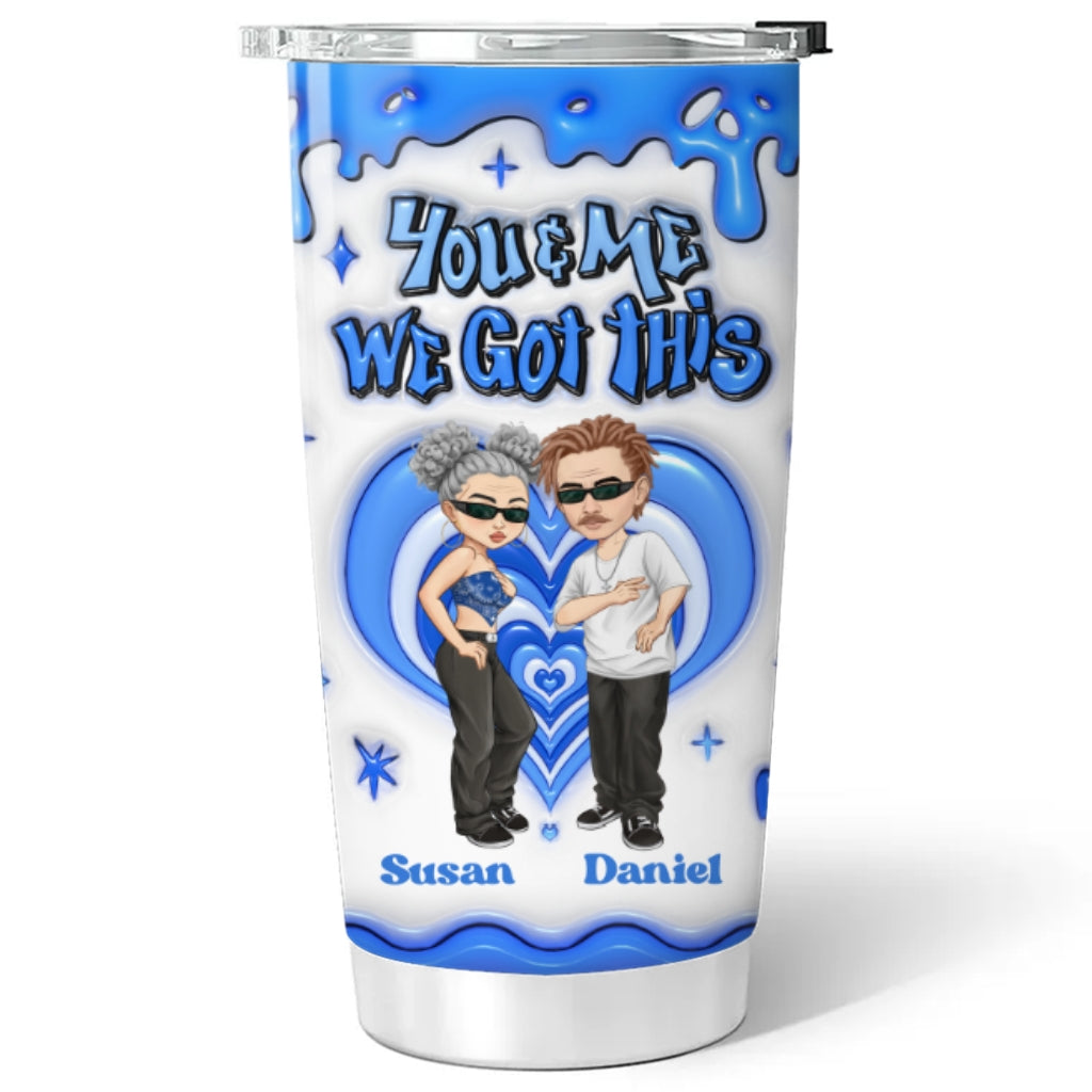 Together Since - Personalized Custom 3D Inflated Effect Tumbler