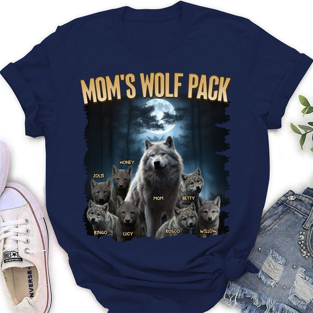 Mama Wolf Pack - Personalized Custom Shirt