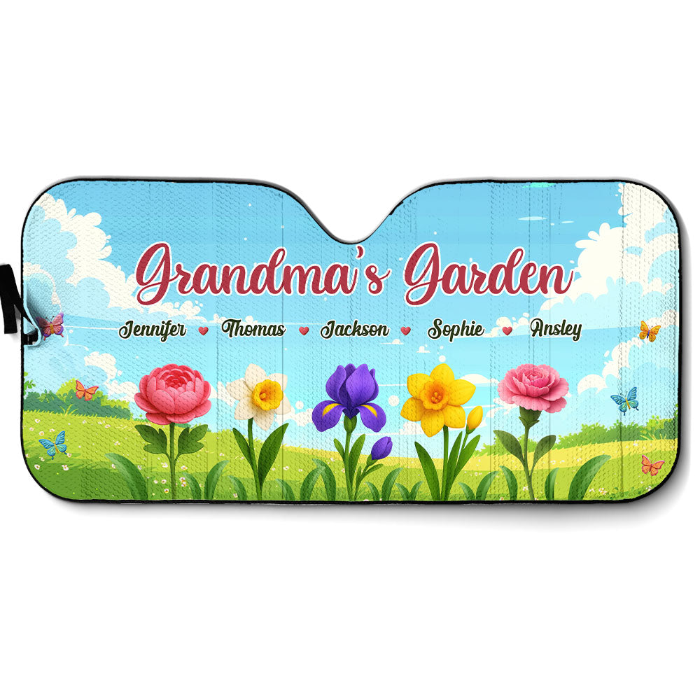 Grandma Garden - Personalized Custom Car Sunshade