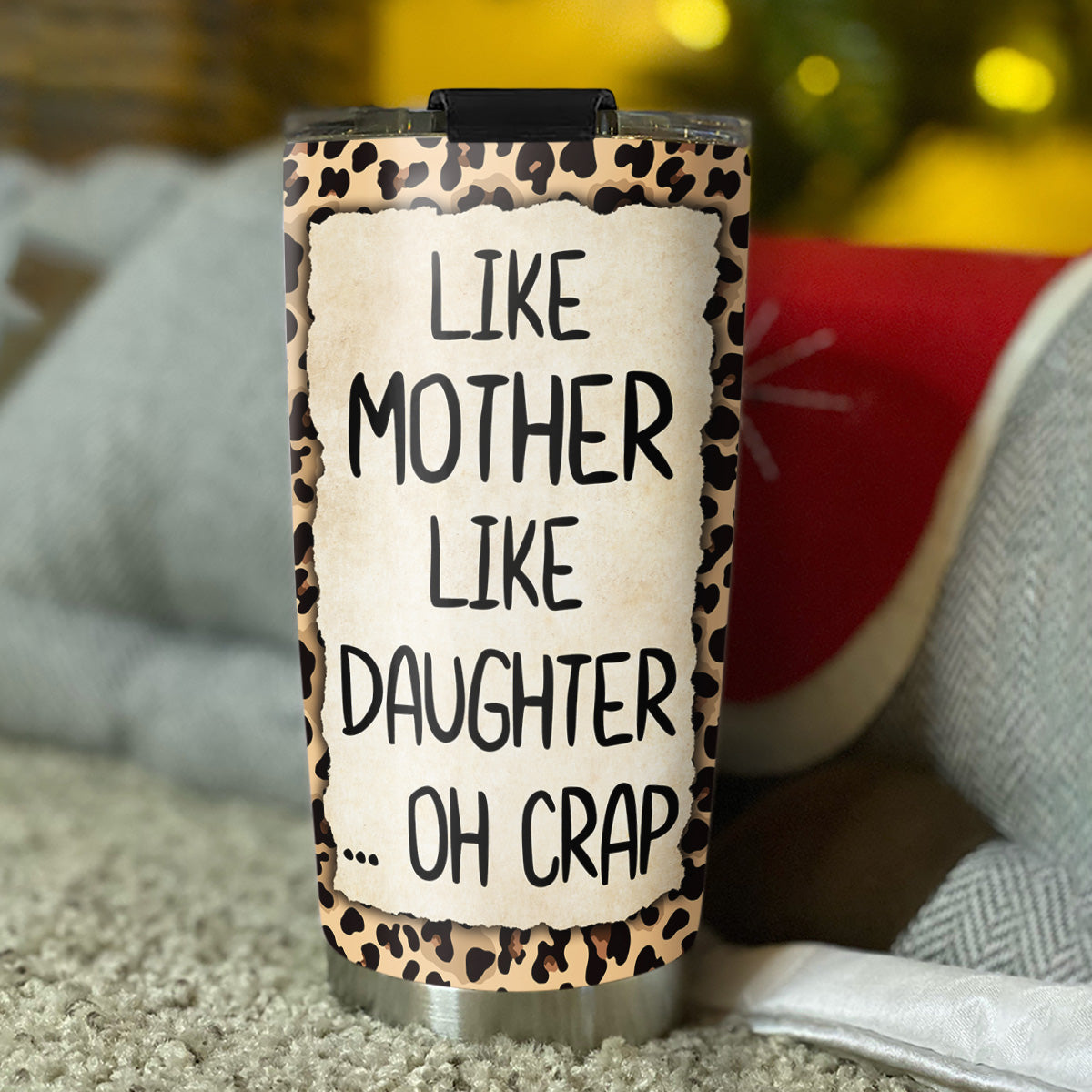 Oh Crap Like Mother Like Daughter - Personalized Custom Tumbler