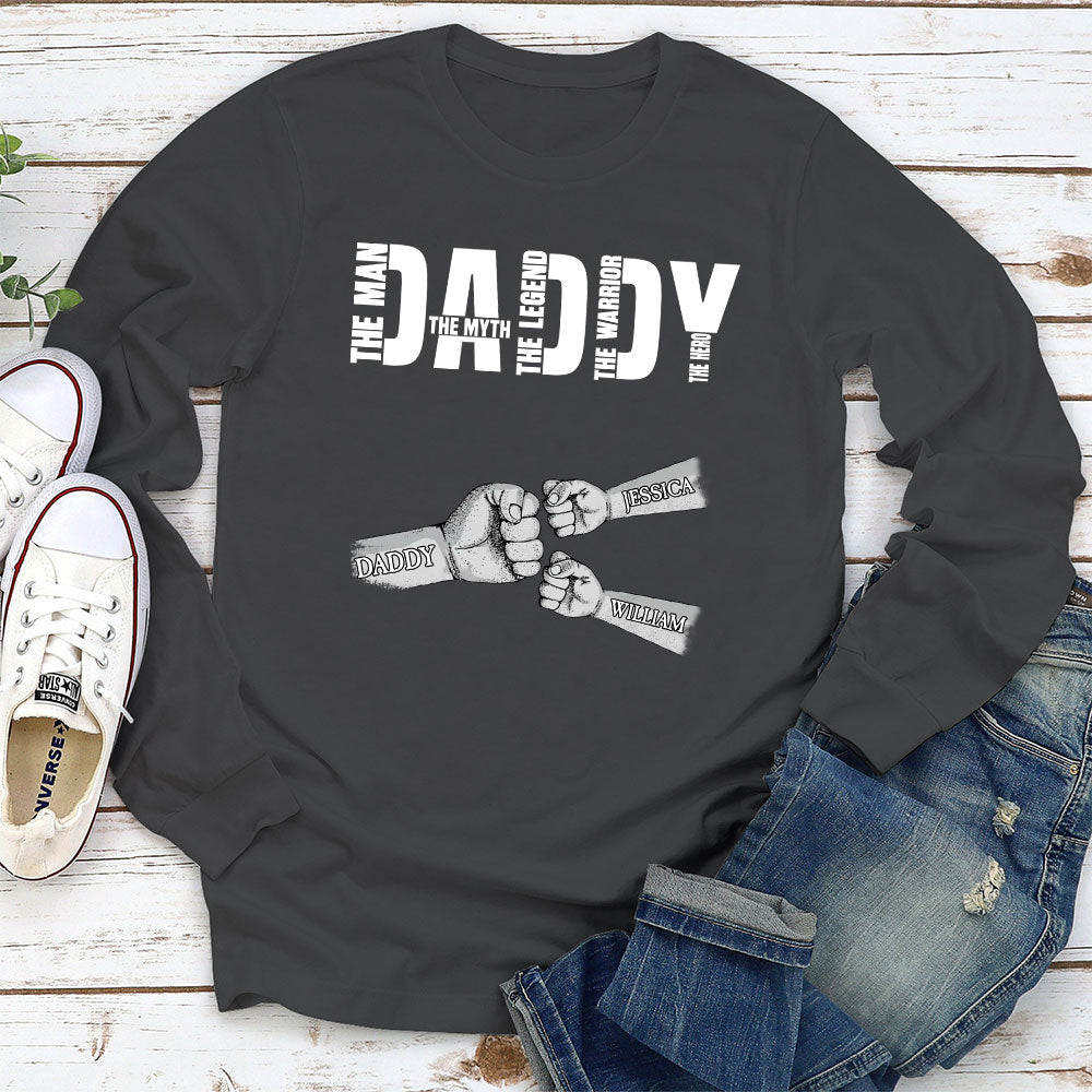 Dad The Man The Myth The Legend - Personalized Custom Shirt