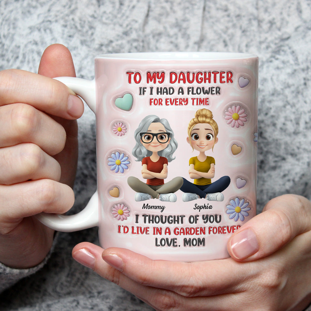 A Garden Full Of Love - Personalized Custom 3D Inflated Effect Mug