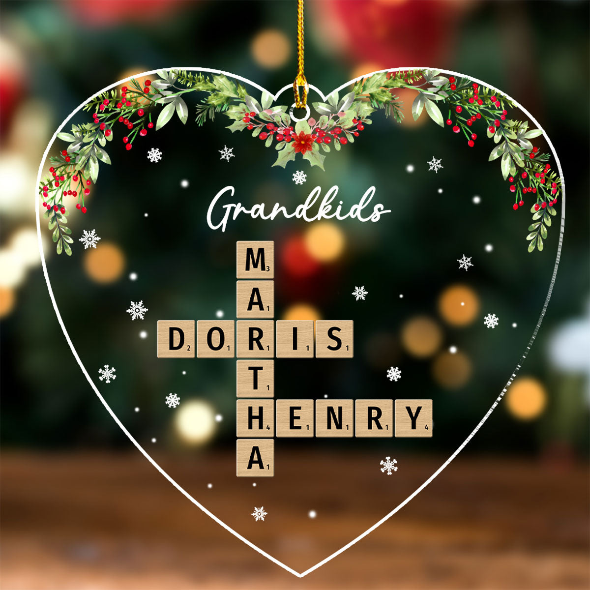 Your Love Melts My Heart - Personalized Custom Acrylic Ornament