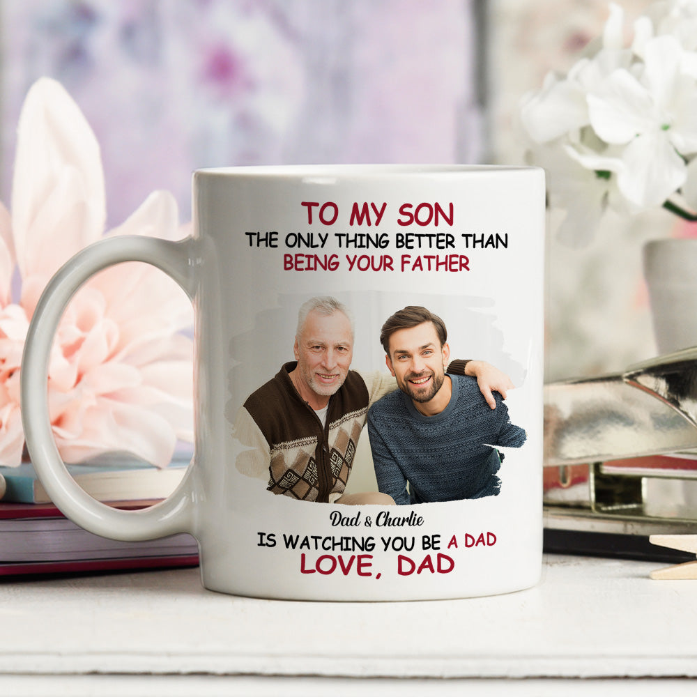 We Are Proud Of You Photo - Personalized Custom Coffee Mug