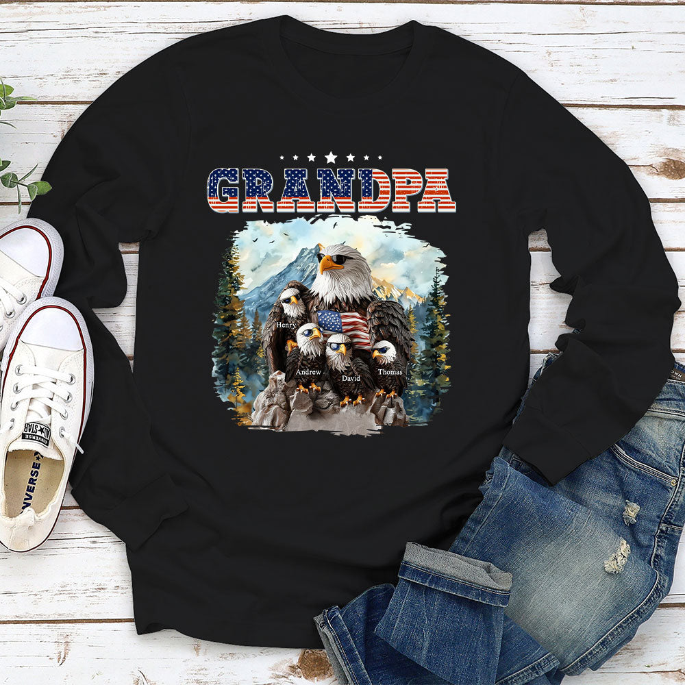 Eagle Papa - Personalized Custom Shirt