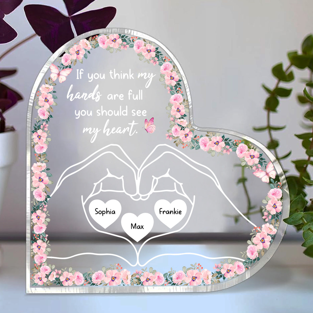 You Should See My Heart - Personalized Custom Acrylic Plaque