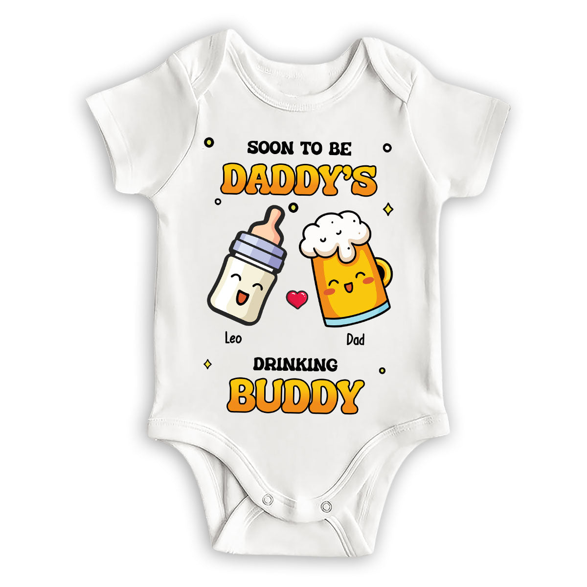 Father Buddy - Personalized Custom Baby Onesie