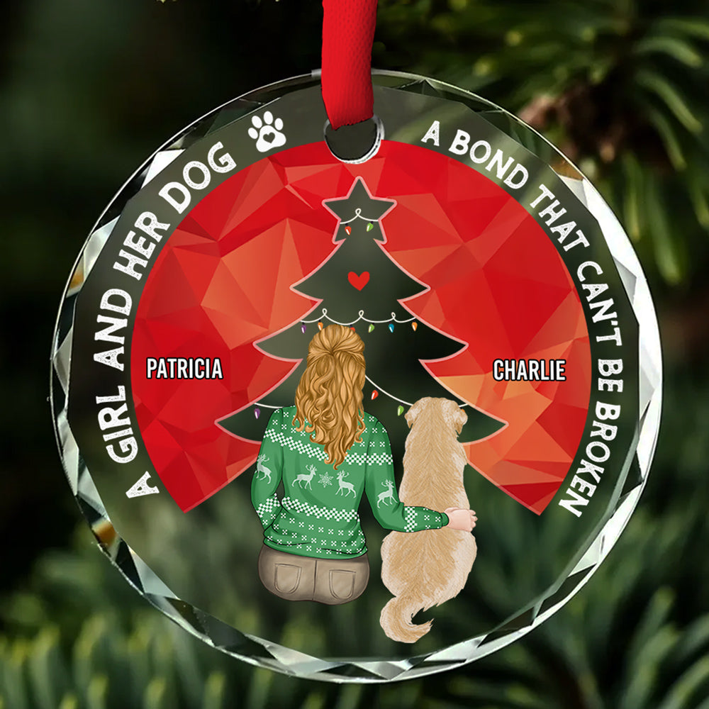 You Are Always In My Heart - Personalized Custom Glass Ornament