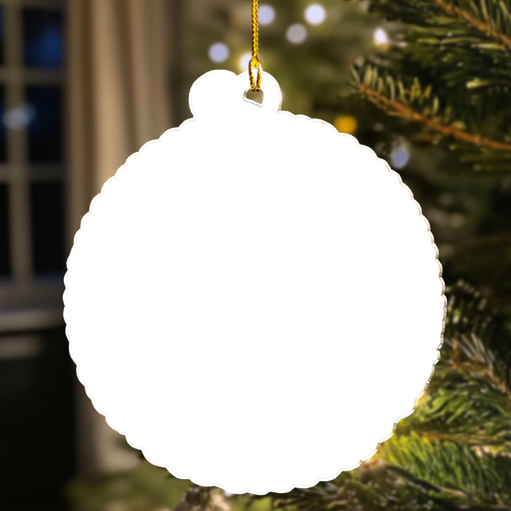 Love Being A Grandma - Personalized Custom 3D Inflated Effect Acrylic Ornament