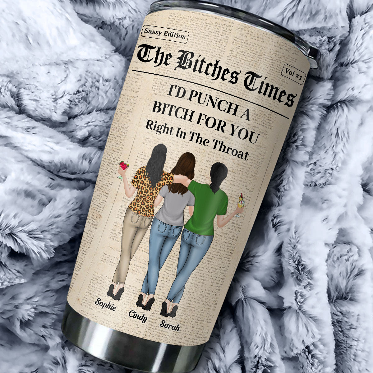 Punch For You Bestie - Personalized Custom Tumbler