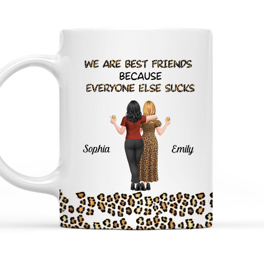 We Are Best Friend - Personalized Custom Coffee Mug
