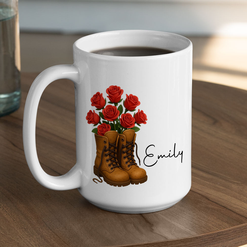 Friends Are Flowers That Never Fade 3 - Personalized Custom Coffee Mug